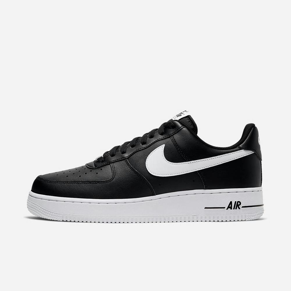 Sneakers Nike Air Force 1 '07 Noir 3401-826 Black/White Homme | VQS-86870701